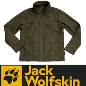 🫒Like New Olive Camio Jacket by Jack Wolfskin | Lightweight | NWOT Men’s Small